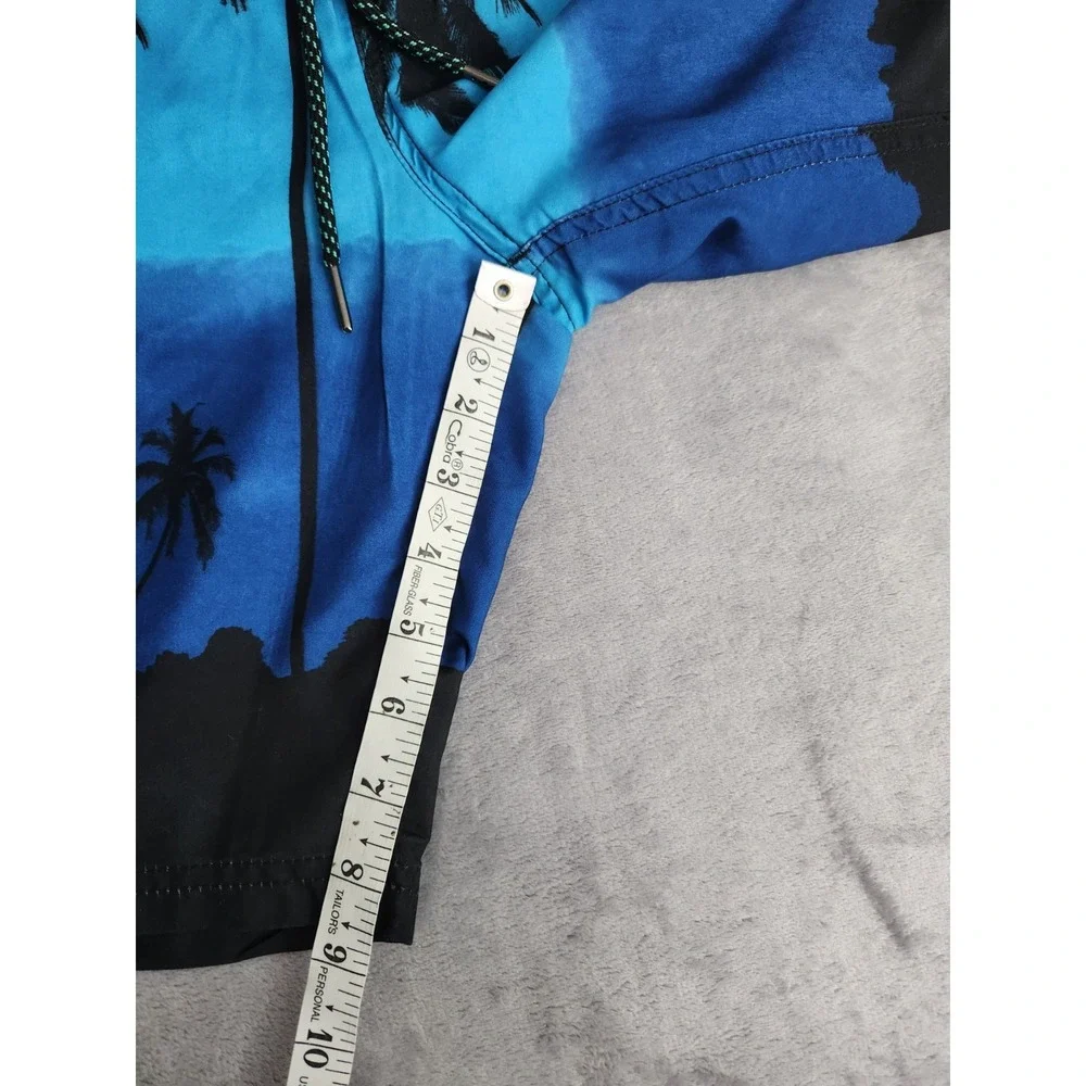 New Micros Mens Ocean Ave Board Shorts Swim Trunks Teal XL NWT 7.5